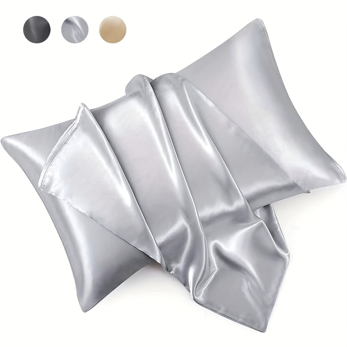 Experience ultimate luxury with our 1-piece satin pillowcase designed to protect your hair and skin. Made from high-quality microfiber, this ultra-soft pillowcase features an envelope closure for added convenience and is machine washable for easy care.