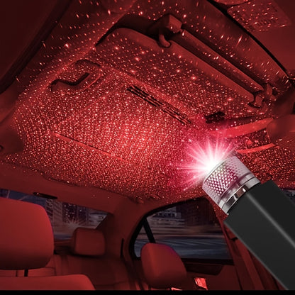 Car star light USB Interio light atmosphere light for indoor and outdoor projection in car.