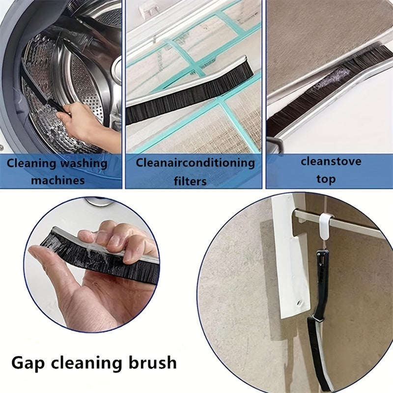 Cleaning brushes available in 1, 2, or 3 piece sets. These hard-bristle brushes are perfect for household cleaning tasks, such as scrubbing bathrooms, kitchen surfaces, and windows. The multi-functional design makes it easy to reach and clean difficult