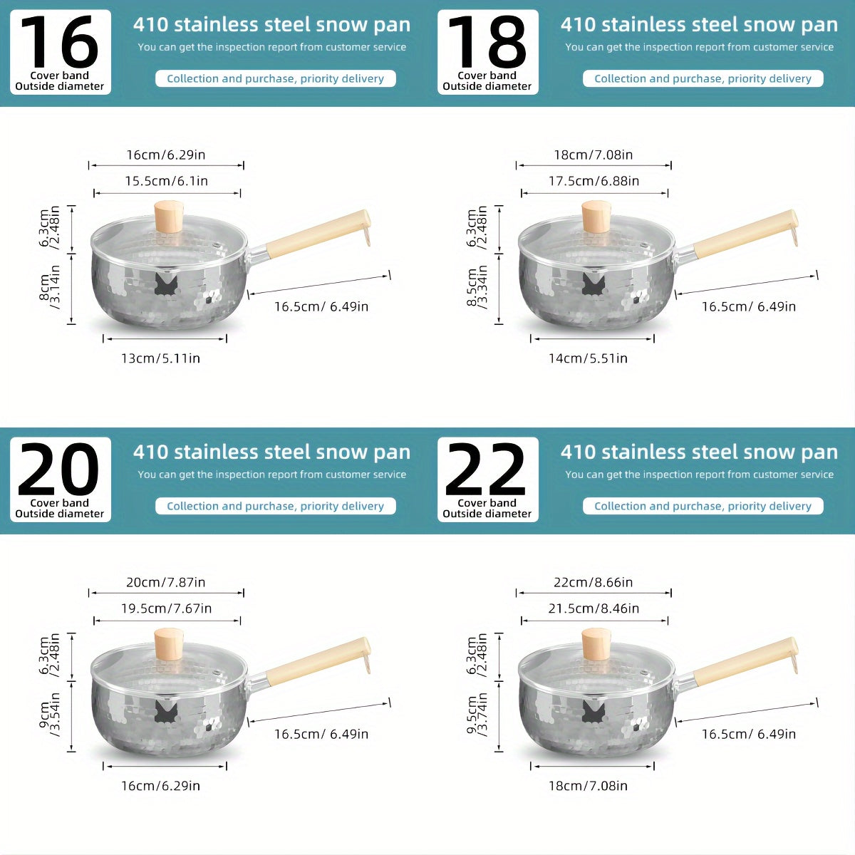 Premium 304 Stainless Steel Saucepan - 1 Piece, Thick, Non-Coated for Healthy Cooking, Ideal for Soups & Children's Meals