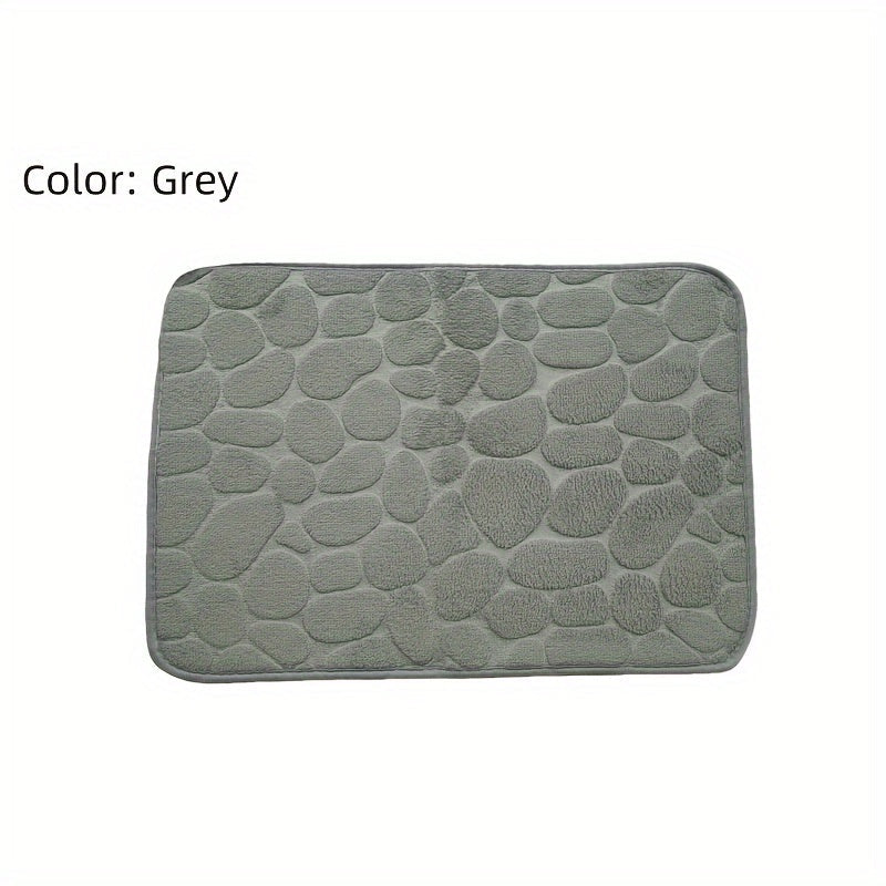 Quick-drying Memory Foam Bath Mat with Non-Slip Backing - Machine Washable, Ultra-Soft Comfortable Shower Rug for Home and Commercial Use