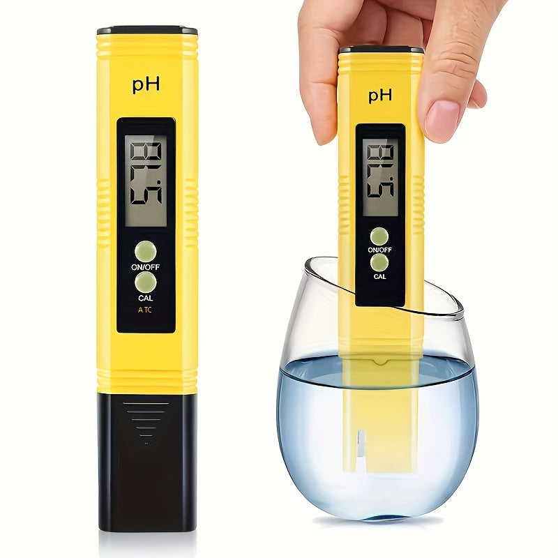 High precision PH meter for household drinking, pool, and aquarium water testing.