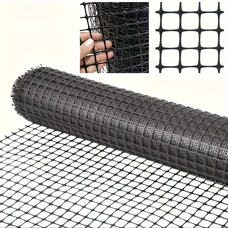 Durable plastic deer netting suitable for poultry fencing, orchard protection, and urban farming.