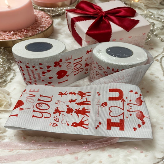 Celebrate Valentine's Day with our Flamingo LOVE-themed gift paper towels! Featuring red hearts and various other patterns, these Valentine's Day decorations are perfect for weddings or as novelty gifts. Made of wood pulp paper, each 100g roll is