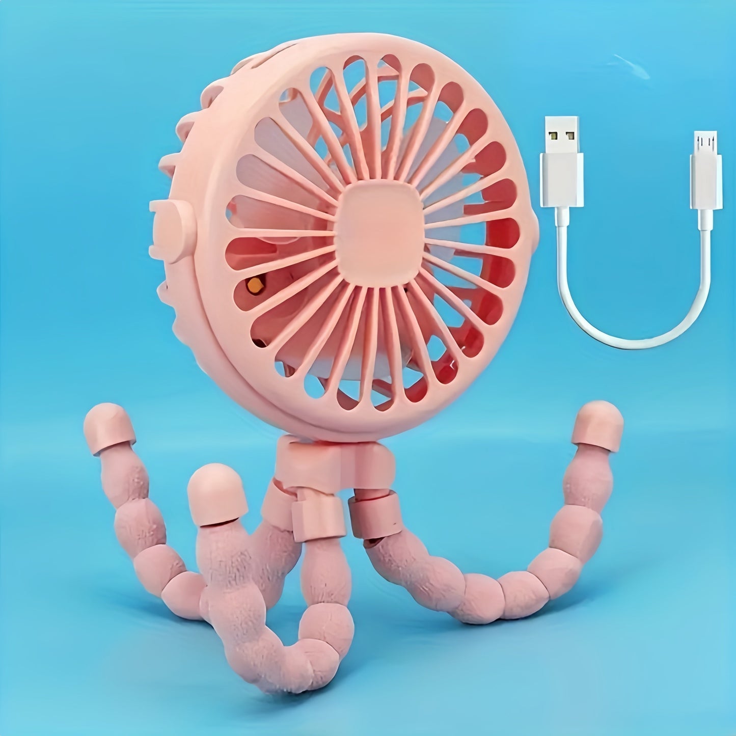 Get your hands on this versatile stroller fan that is bladeless, rechargeable, and handheld. With a compact folding design, this fan is perfect for outdoor use and can also be used as a silent table or desk fan. Its small size makes it convenient to