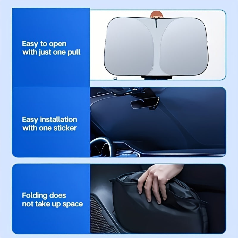 2024 model for car sunshade with enhanced protection and thermal insulation features.