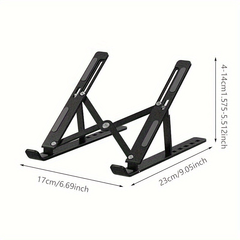 AOCIWE Aluminum Alloy Dual Cooling Gaming Laptop Stand - Adjustable angles, Foldable for Tablets & Notebooks