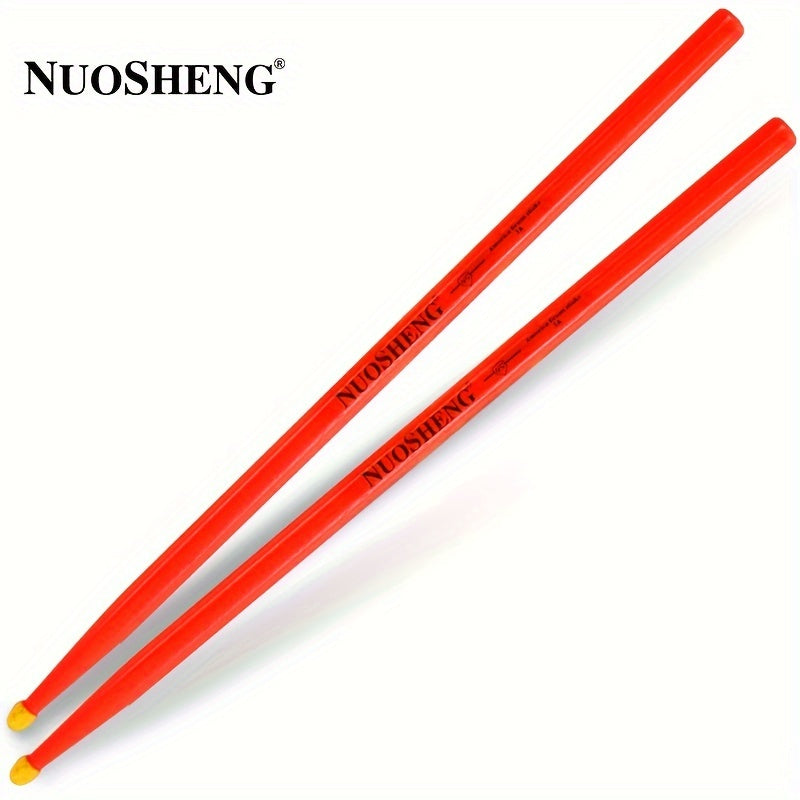 NUOSHENG Premium Maple Wood 5A Drumsticks, Adult Size for Jazz and Snare Drums - Pair