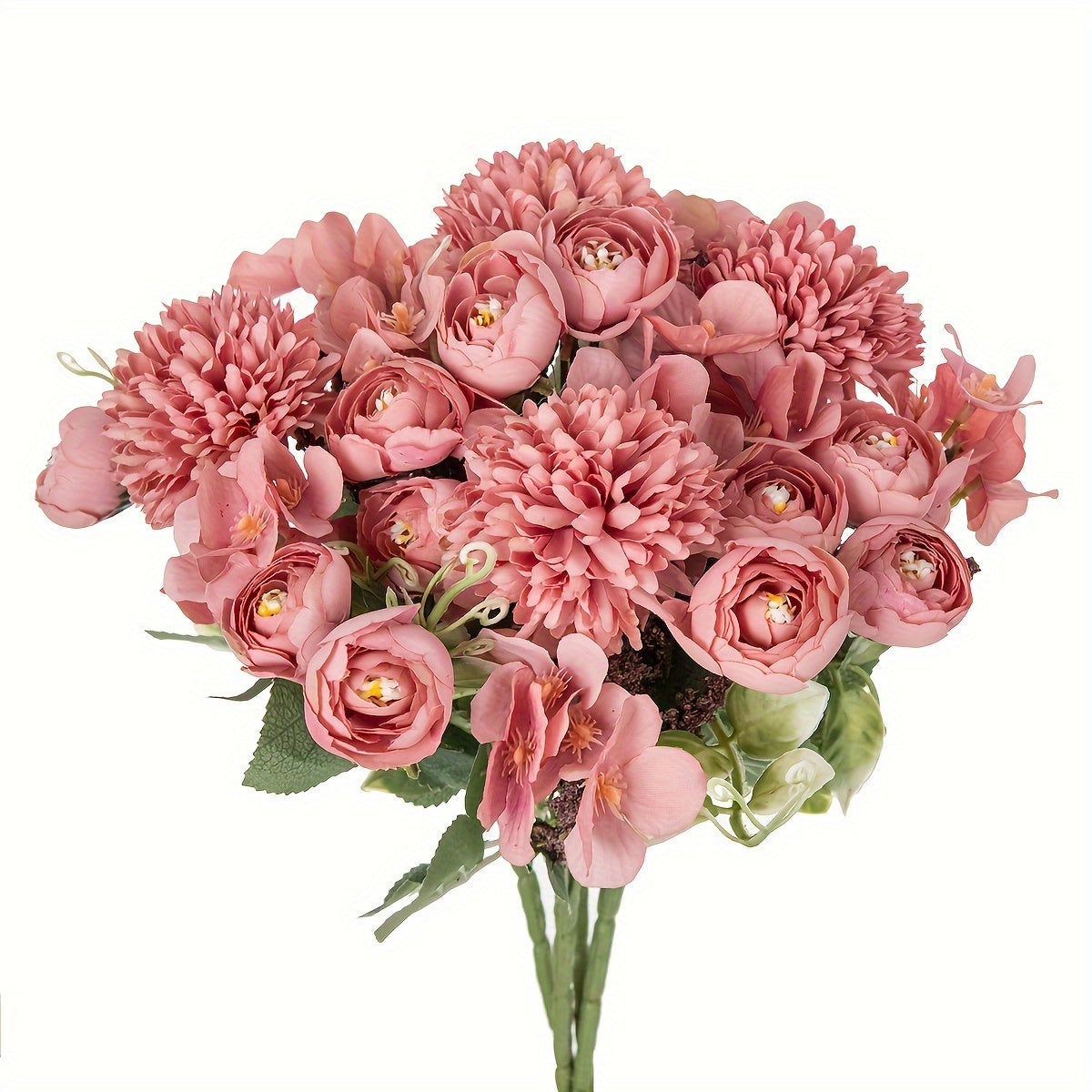 1/3pcs of simulated roses and plastic chrysanthemums for various decoration purposes such as birthday parties, home decor, vase decoration, garden display, windowsill decoration, bouquets, weddings, and bride's bouquets.