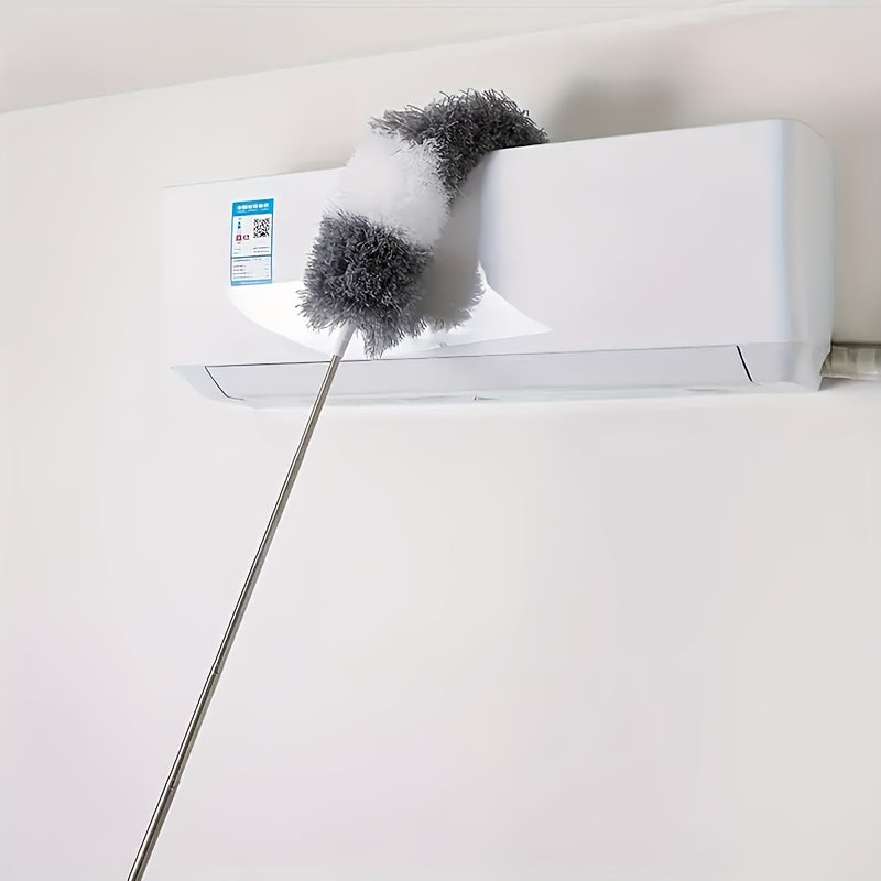 Ideal for the holidays, this versatile microfiber duster has an extendable handle and bendable head, making it perfect for cleaning high ceilings, furniture, cars, and outdoor spaces. It is reusable and washable, making it a practical and thoughtful gift.