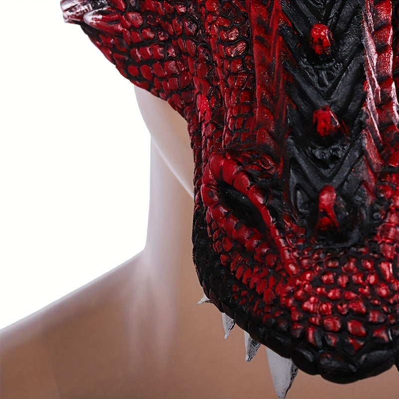 Masquerade Cosplay Dragon Mask for Halloween, Easter, and Parties - Made of PU Material