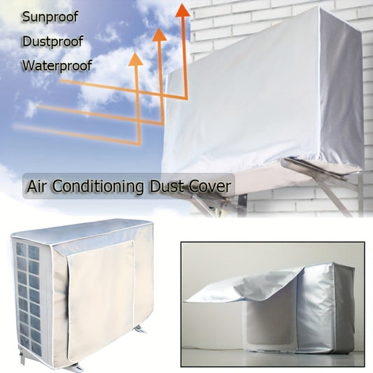 Cover your outdoor air conditioner with this sunproof and waterproof cover. It is dustproof and has a strong bearing force for added durability. The cover also provides thermal insulation and snow blocking, making it perfect for hanging AC units. It is a