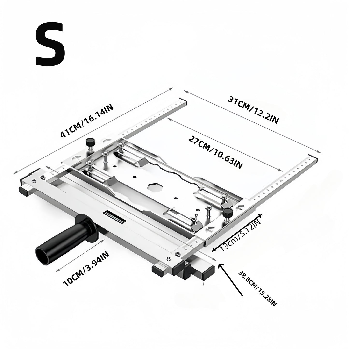 Portable Woodworking Board Cutter made of 304 Stainless Steel for Precision Cutting.