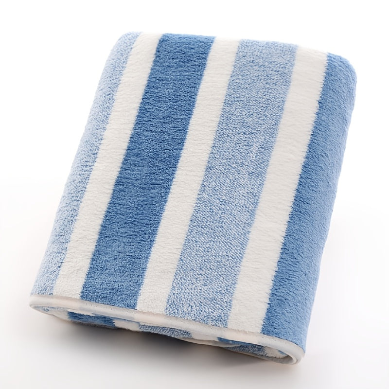 Soft, absorbent striped towel set perfect for home bathrooms - a great Valentine's Day gift.