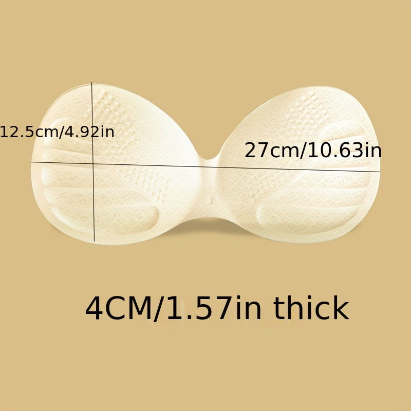 Reusable bra insert pads for enhancing the chest.