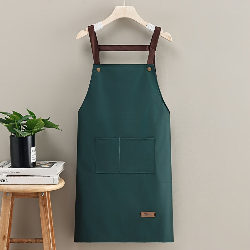 Rainproof and Stain-Resistant Kitchen Apron - Ideal for Cooking, Gardening, and Restaurant Work, Perfect for Autumn Season