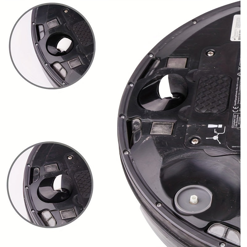 Durable Plastic Front Wheel Caster Assembly compatible with iRobot Models 650-980 Series. This Floor Attachment Accessory is a replacement part for Vacuum Cleaners in the 500, 600, 700, 800, and 900 Series.