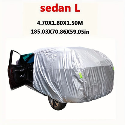 Universal SUV/Sedan Full Car Cover for Outdoor Protection