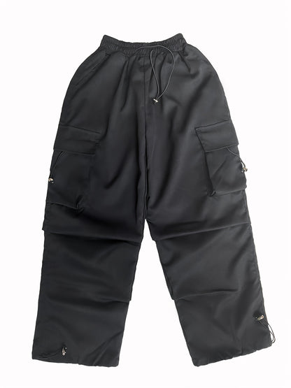 Women's quick-dry wide leg cargo pants perfect for outdoor activities, mosquito-proof with pockets, summer street style