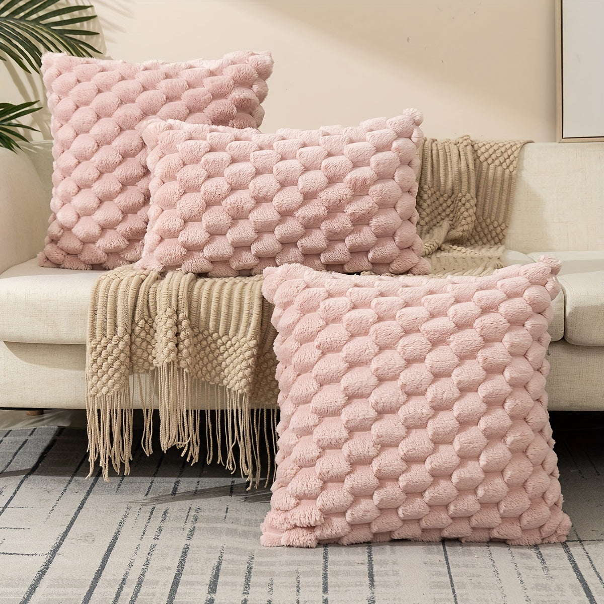 1pc Square Cushion Cover with zipper closure and single-sided print. Perfect for home, room, living, or bedroom decor (pillow core not included).