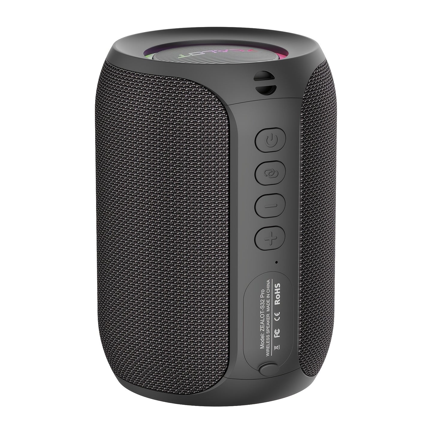 Zealot S32 Pro 15W Wireless Speakers with Outdoor Portable Subwoofer, Dual Pairing, 3600mAh Battery, 12 Hours Playtime, Booming Bass. Includes Charging Cable And Aux Cable.