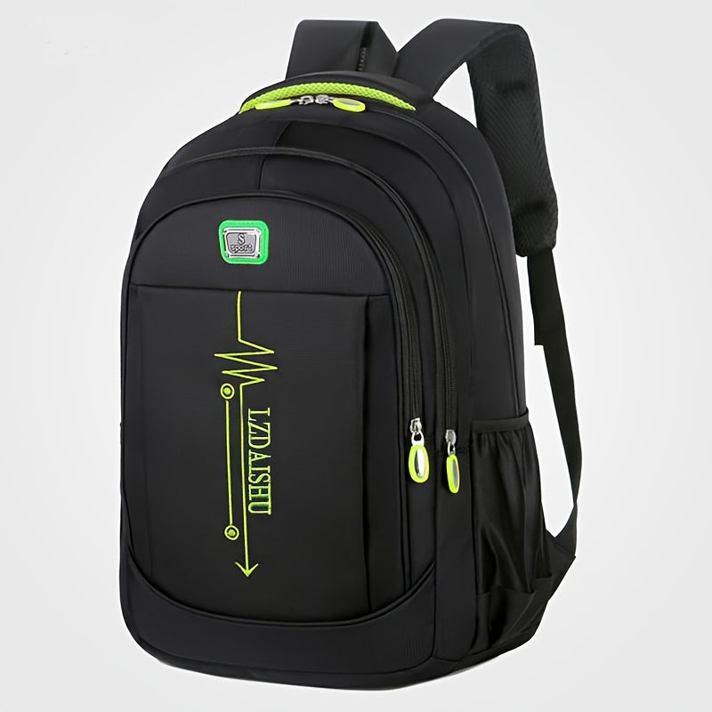 Casual backpack for men, ideal for middle school students or travelers with a large capacity for storing a laptop.