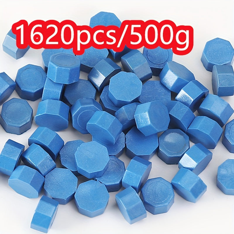 1620pcs/500g Octagonal wax particles for envelope special mud DIY gift box sealing wax retro bulk sealing wax particle