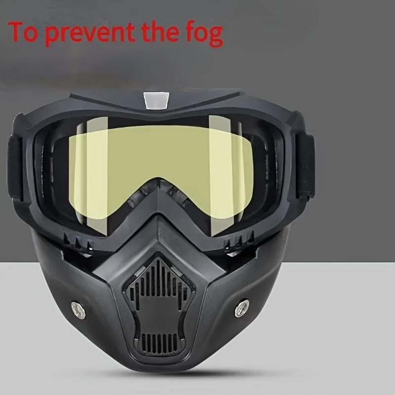 1 Full-Face HD Transparent Anti-Fog Welding Shield with Adjustable Straps for Outdoor & Industrial Use