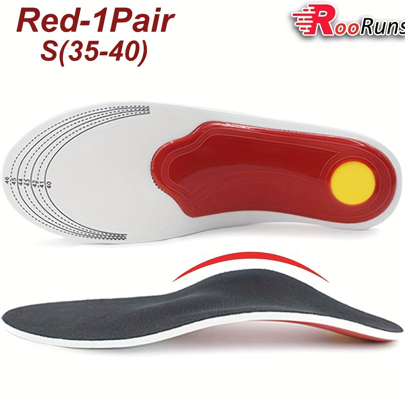 Rooruns Unisex Sports Insoles, Anti Odor, Sweat Absorbing, Breathable, Thick, Lightweight, Comfortable, Customizable