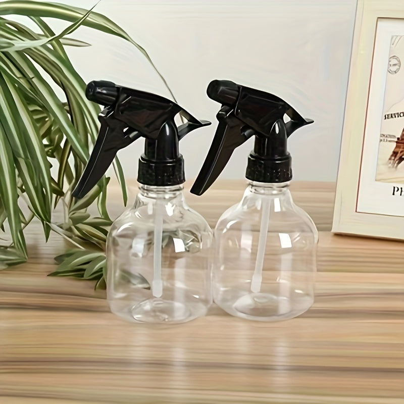 250ML versatile watering can for gardens, transparent plastic spray bottle for hair and skin hydration.