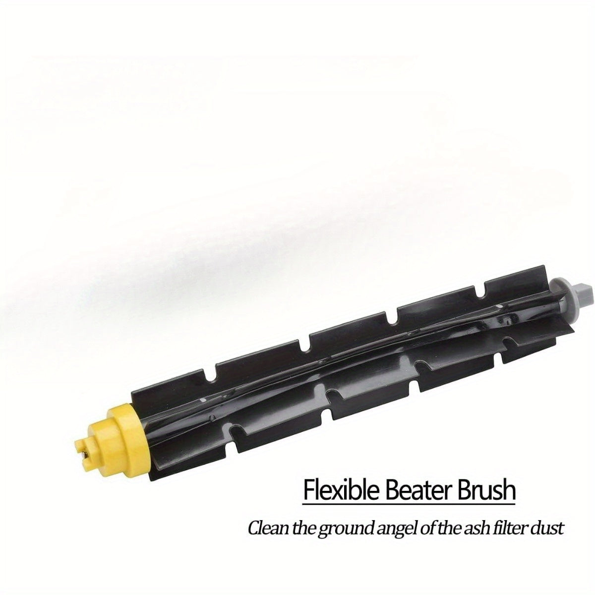 Three Flexible Beater Brushes in a Pack for iRobot 600 & 700 Series, Dusting Attachment Compatible with Robot Vacuum Cleaner, Vacuum Accessories Made with Plastic Material - Fits models 614, 620, 630, 650, 660, 675, 680, 690, 692, 694, 760, 770, 780, 790