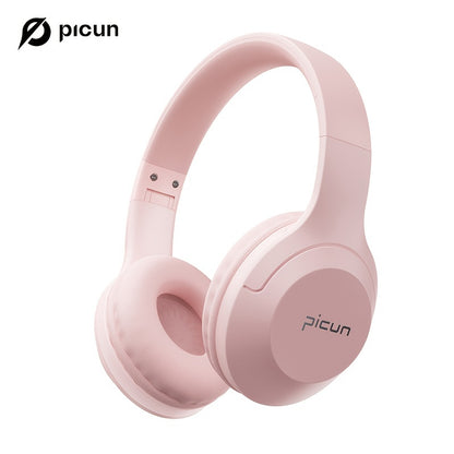 Picun B-01S Wireless Headphones: HD Stereo Sound, Built-in Microphones, Deep Bass, 46 Hours Playtime, Foldable Lightweight design, TF/Cellphone/PC/Home.