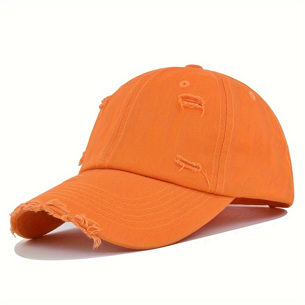 Stylish baseball cap with breathability and sun protection, suitable for both women and men