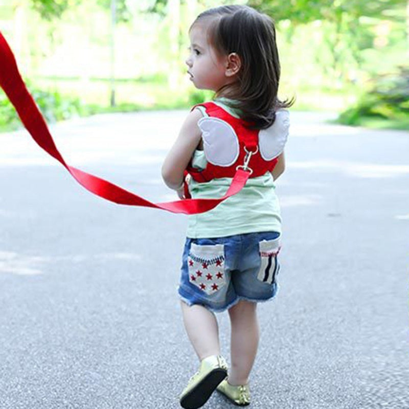 Vibrant Safety Harness with Anti-Lost Traction Rope - Made of Strong Polyester, Comes in a Variety of Colors