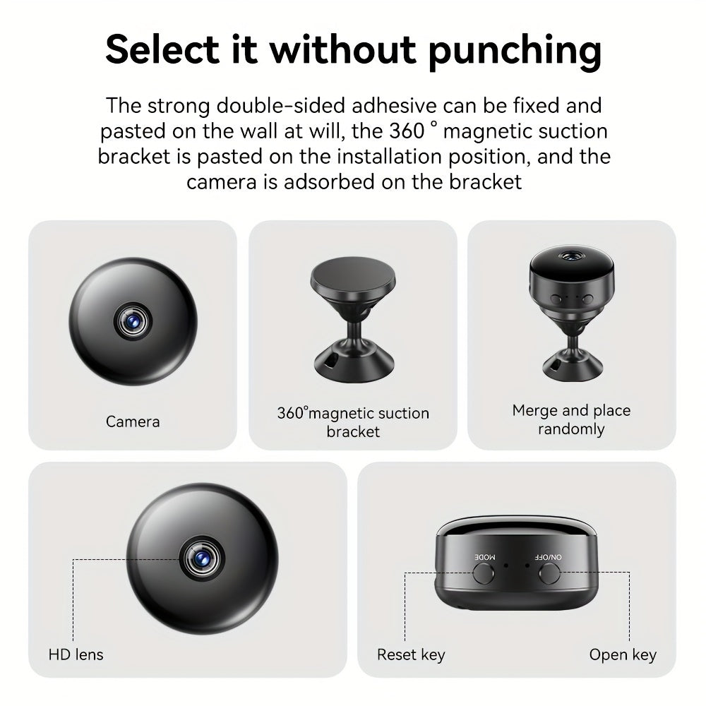 Wireless Surveillance Camera with 2.4Ghz Wifi, Motion Detection, Night Vision, and Remote Access