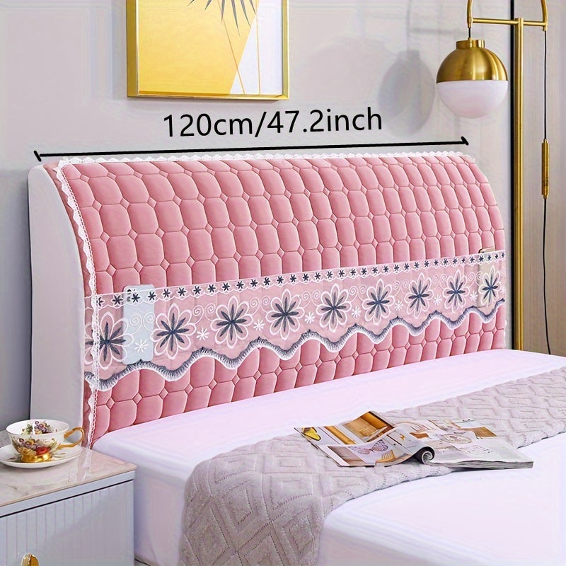 Protect your bed with this super soft quilted headboard cover, in a luxury solid color, to keep it free from dust and stains.