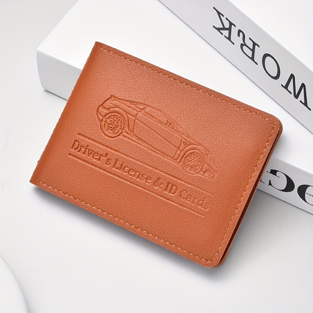 Stylish and lightweight cardholder designed to hold credit cards, driver's licenses, and ID cards for everyday use.