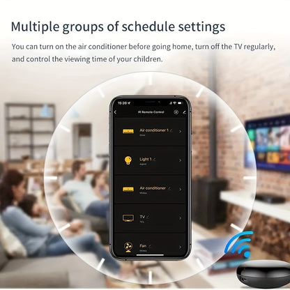 Ваш WiFi IR Умный Инфракрасный Универсальный Пульт Дистанционного Управления с Функцией Таймера и Поддержкой Языкового Ассистента