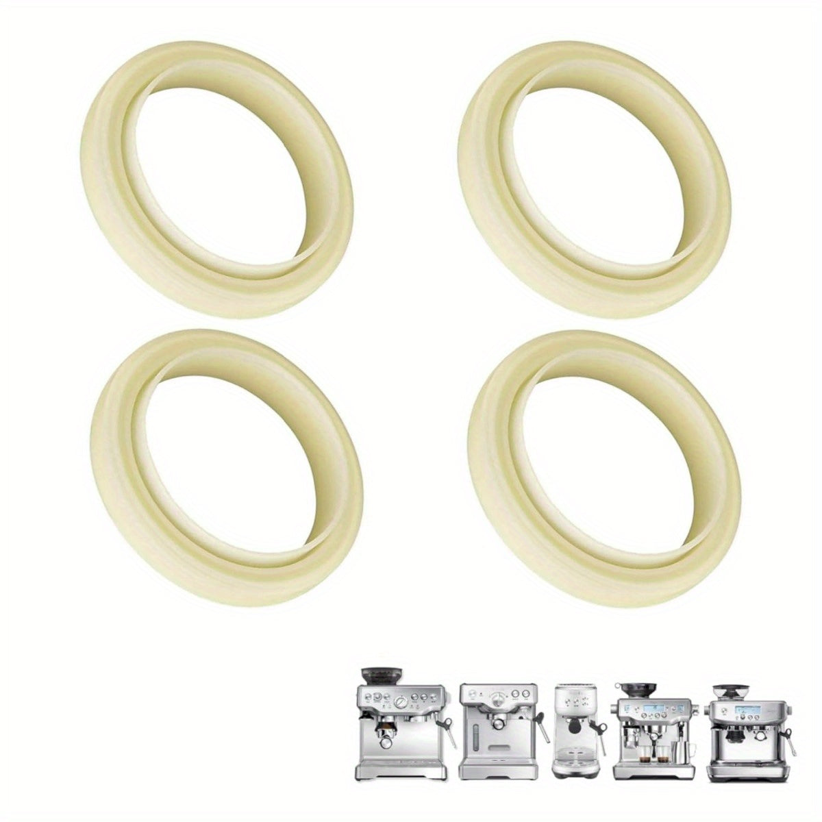 Replace the seals on your Sage Barista Express BES875UK, SES875BKS, SES875 with this set of 4 Breville 54mm O-Ring Seal Replacements. These alternative sealing rings do not require electricity and are compatible with espresso equipment. Perfect for