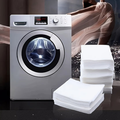 30 laundry detergent sheets with long-lasting fragrance and decontamination power. Portable and multifunctional for home use.