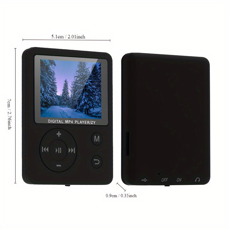 T2 32GB Memory Card MP4 MP3 Player for Music, FM Radio, Video, Pictures, Ebooks, Recording, External Speaker, Earphone Cable, Ideal for Sports and Travel.