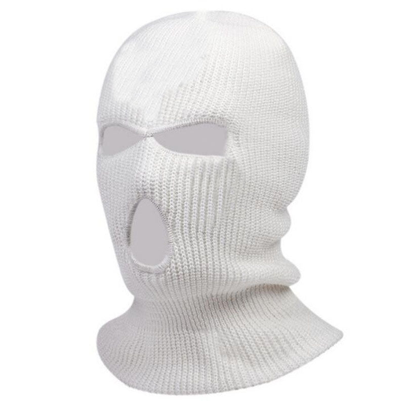 3-Hole Knitting Ski Mask for Cold Weather - Winter Head Cover to Keep You Warm and Protected While Riding