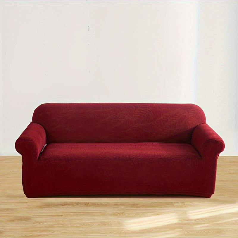 Stretch Sofa Cover with Embossed Design, Fits All Furniture in Nordic Minimalist Style.