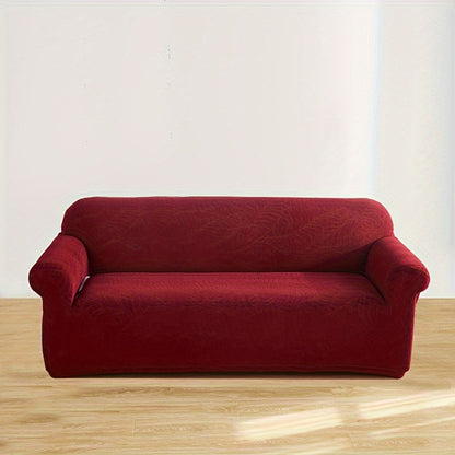 Stretch Sofa Cover with Embossed Design, Fits All Furniture in Nordic Minimalist Style.