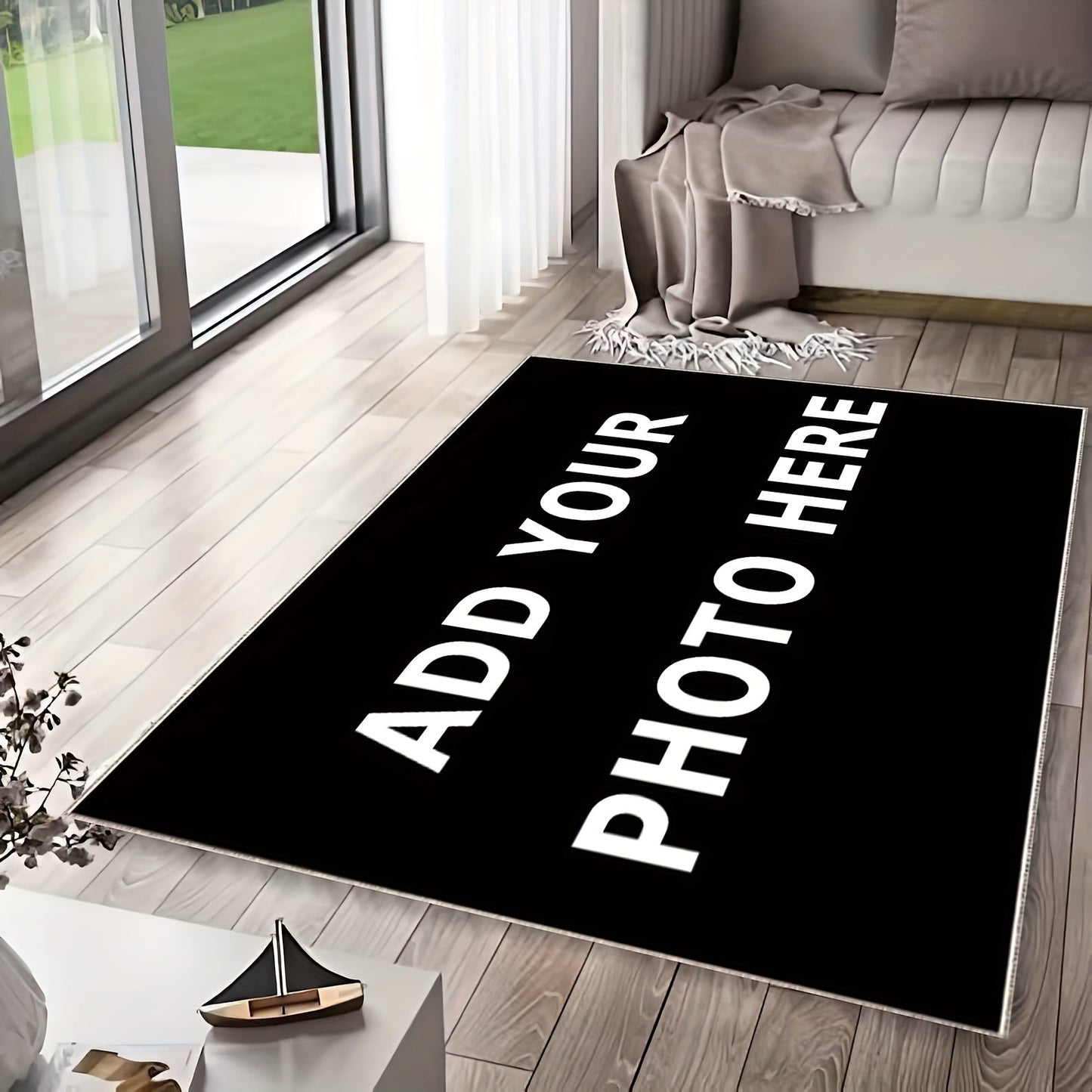 Personalized BetterlifePavilion Doormat - 1kg/m² Thick Crystal Velvet with Non-Slip Silicone Base, Customizable with Your Own Photo, Logo, or Text - Perfect for Entryway, Bedroom, or Living Room Decor - Easy to Hand Wash