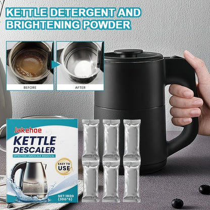 A household cleaning agent designed to remove limescale and enhance the brightness of electric kettles: Descaling Powder for Kettles.