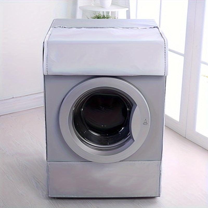 Fully automatic washing machine cover with 210D sun protection, roller wave wheel design.