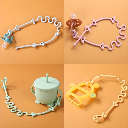 Silicone Chain with Tooth Glue, Silicone Grinding Rod attached to rope