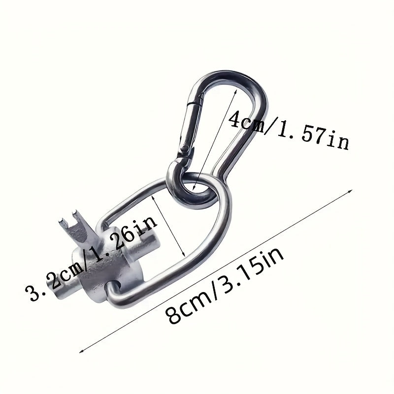 Key tool for HVAC manifold compatible with both 410A and R22 refrigerant systems. Made of metal, tamper-resistant, and requires no electricity. Ideal for air conditioning installation, maintenance, and repairs.