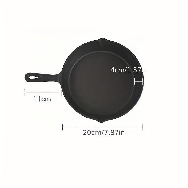 Pre-seasoned Cast Iron Skillet with Drip-Spouts - Multi-functional Cookware for Indoor and Outdoor Cooking, Grill, and Camping. Oven Safe Kitchen Essential.